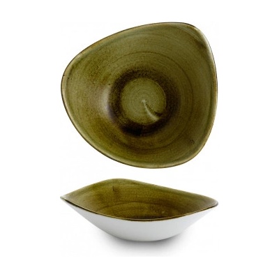 Churchill 1795 Stonecast Plume Olive 23,5 cm Triangle mísa