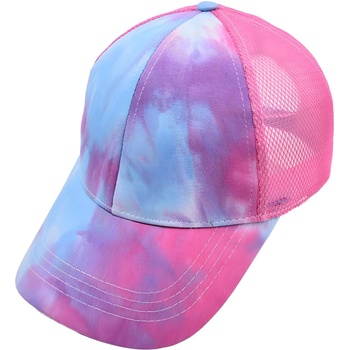 HARAHU Шапка с козирка ba-16064 - Розово / Синьо kp16064 (ba-16064)