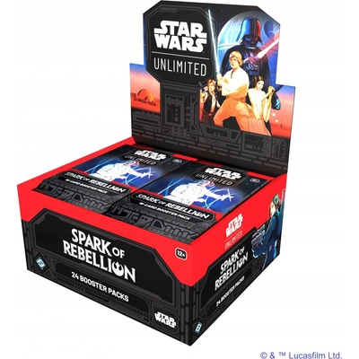 Star Wars Unlimited Spark of Rebellion Booster Box krabička