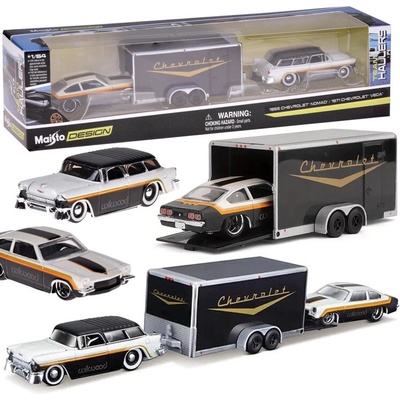 Maisto Kovová auta Chevrolet Nomad & Vega 1:64