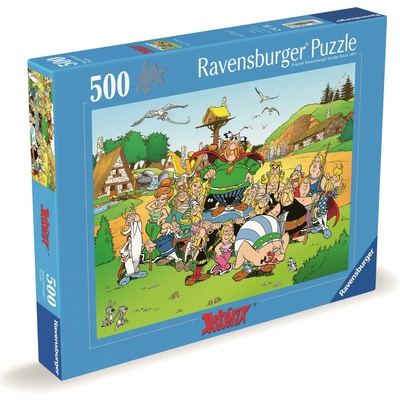 Ravensburger Asterix a Obelix: Vesnička 500 dílků