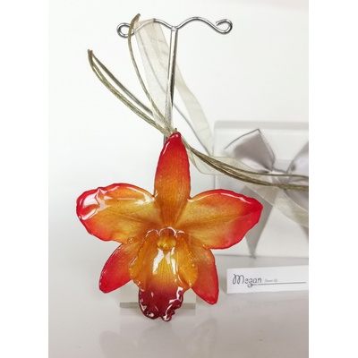 Meganflo Жълто Оранжева Орхидея 3DeLuxe