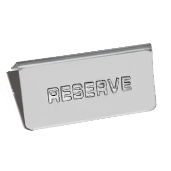 Image 1 of Horecano BR-Табелка "RESERVE" 12x6cm. (MI02) (017137)