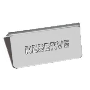Horecano BR-Табелка "RESERVE" 12x6cm. (MI02) (017137)