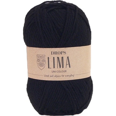 Příze DROPS Lima uni colour - 8903 černá