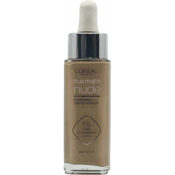 L'Oréal True Match Nude Plumping Tinded Serum 30 ml Тониращ крем 4-5 Medium