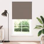 vidaXL Ролетна щора, затъмняваща, кафява, 125x230 см, ширина на плата 121, 6 см, полиестер (4011081)