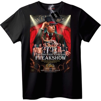 NOONEBRAND Тениска LINDEMANN Фрийшоу Комедиант - 4XL, White