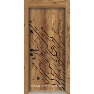 Starsteeldoor Блиндирана врата StarLife М-05 Сарухан (цена без монтаж)
