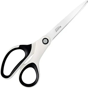 Leitz Офис ножица, 20, 5 см, LEITZ "Wow Titanium", бяла 53192001 (53192001)