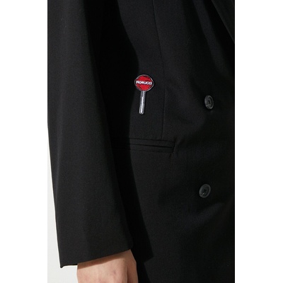 Fiorucci Вълнено сако Fiorucci Black Double Breasted (W01FPBDO044KN03BK01)