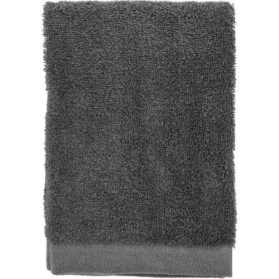 Södahl Comfort tmavosivý froté bavlnený uterák 50 x 100 cm