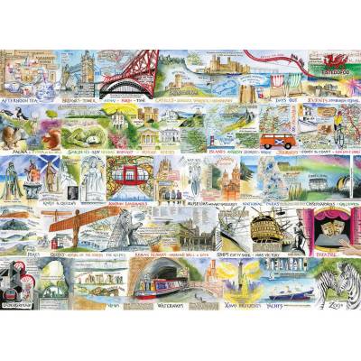 Gibsons - Puzzle British & Brilliant - 1 000 piese