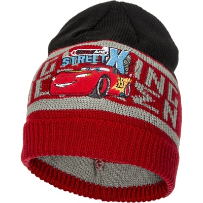 Chlapčenská zimná čiapka Autá HO4255 červená