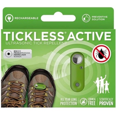 Tickless Active Dobíjecí ultrazvukový odpuzovač klíšťat a blech pro lidi BG-AC01GR
