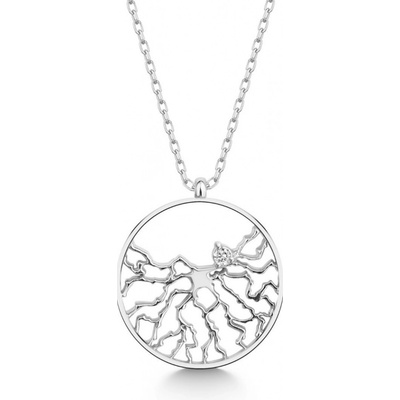 Nubis® Stříbrný diamantový strom života NBS-001