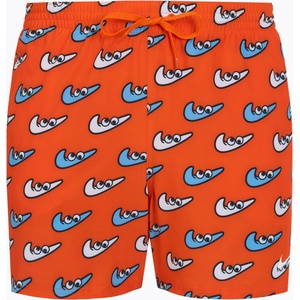 Nike Мъжки бански шорти Nike Multi Print 5" Volley orange blaze