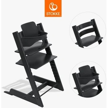Stokke Tripp Trapp Bundle Set + Baby set Black