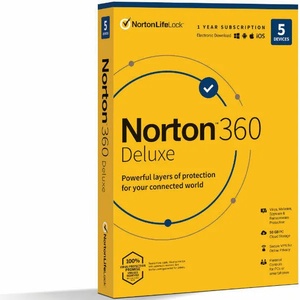 Symantec Norton 360 Deluxe 50GB HUN (1 User/5 Device/1 Year) (21416689)