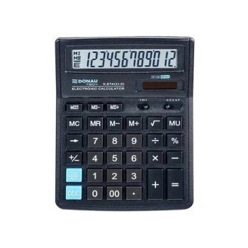 Donau Tech Office calculator 12 digits. black DONAU