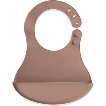 BabyJem Силиконов лигавник BabyJem - Mini, цвят лате (718)