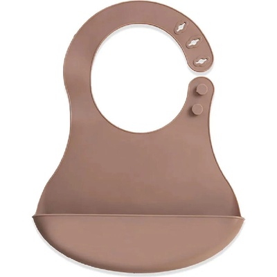 BabyJem Силиконов лигавник BabyJem - Mini, цвят лате (718)