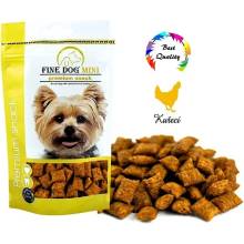 FINE DOG MINI Plnené vankúšiky KURACIE 80 g