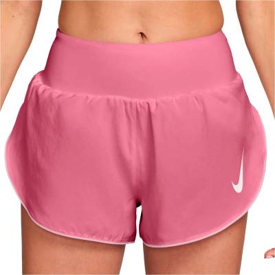 Nike Дамски шорти за бягане Nike Women's Tempo Swoosh Dri-FIT Mid-Rise Running shorts - Peony / Pink Foam / Reflective Silver / White (112-4586-0212)