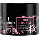 Afrodita Cosmetics Afrodita 100% SPA Cherry Blossom Захарен ексфолиант за тяло, 175 g - ozone