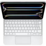 Apple IPAD Pro 11 (2024) Калъф за клавиатура APPLE MAGIC KEYBOARD с гнездо Type-C, съвместим с M4, БЯЛ MWR03MG/A (MWR03MG/A)