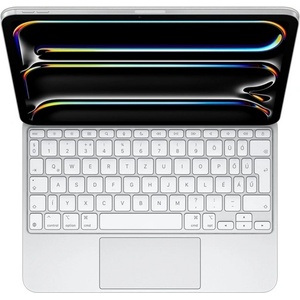 Apple IPAD Pro 11 (2024) Калъф за клавиатура APPLE MAGIC KEYBOARD с гнездо Type-C, съвместим с M4, БЯЛ MWR03MG/A (MWR03MG/A)