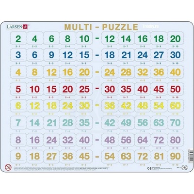 Larsen Matematika malá násobilka 80 dielov