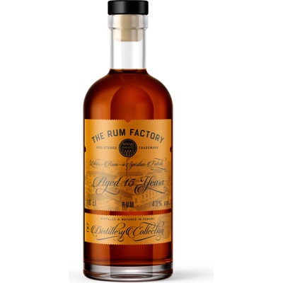 The Rum Factory 43% 15y 0,7 l (čistá fľaša)