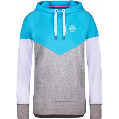 Bidi Badu Flavia Lifestyle Hoody Aqua/Grey White