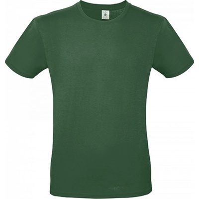 B&C Základní pánské bavlněné tričko BC lahvová Zelená