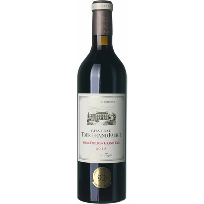 Chateau Tour Grand Faurie Saint-Emilion Grand Cru suché červené 2018 14,5% 0,75 l (holá láhev)