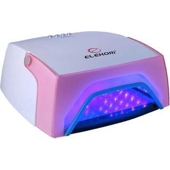 Elekom Uv led Лампа ЕК-050, Лампа за педикюр и маникюр, Професионална, Съвместима с всички видове uv гел (ЕК-050)