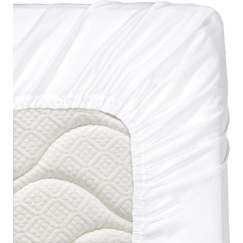 Image 1 of Дилиос Долен чаршаф с ластик 180/200/25 см бял 100% памук