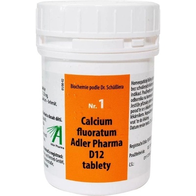 Adler Pharma Schüsslerove soli Nr. 1 Calcium fluoratum D12 400 tabliet