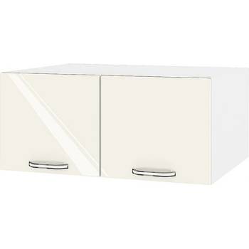 Image 1 of ИРИМ Надстройка за горен кухненски шкаф с две врати Сити БФ-Крийм гланц-11-112 80 см