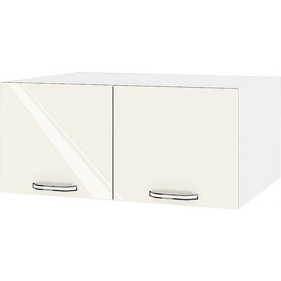 ИРИМ Надстройка за горен кухненски шкаф с две врати Сити БФ-Крийм гланц-11-112 80 см