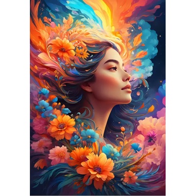 Bluebird Puzzle - Puzzle Flower Spirit - 1 000 piese