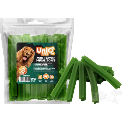UNIQ Pets Dentální kříže s mořskou řasou a mátou 10 cm houževnaté 500 g