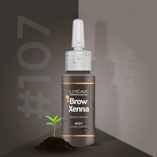 Brow Xenna henna na obočí lahvička Dark Earth č. 107 10 ml