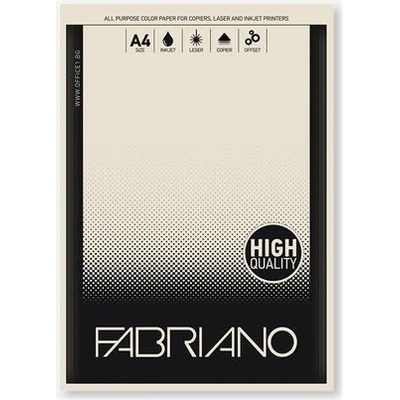 Fabriano Копирен картон, A4, 160 g/m2, слонова кост, 50 листа (3800052724520)