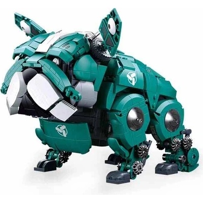 Sluban B1112B Mechanický buldoček zelený – Zboží Dáma