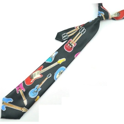 AE production Kravata el. kytary černá