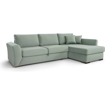 Мебели КАМБО Ъглов диван Сенатор морско синьо зелено Solar 72