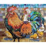 SunsOut - Puzzle Stained Glass Chickens - 1 000 piese