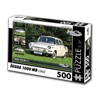 Image 1 of Retro cars - Puzzle Škoda 1000 MB (1965) - 500 piese